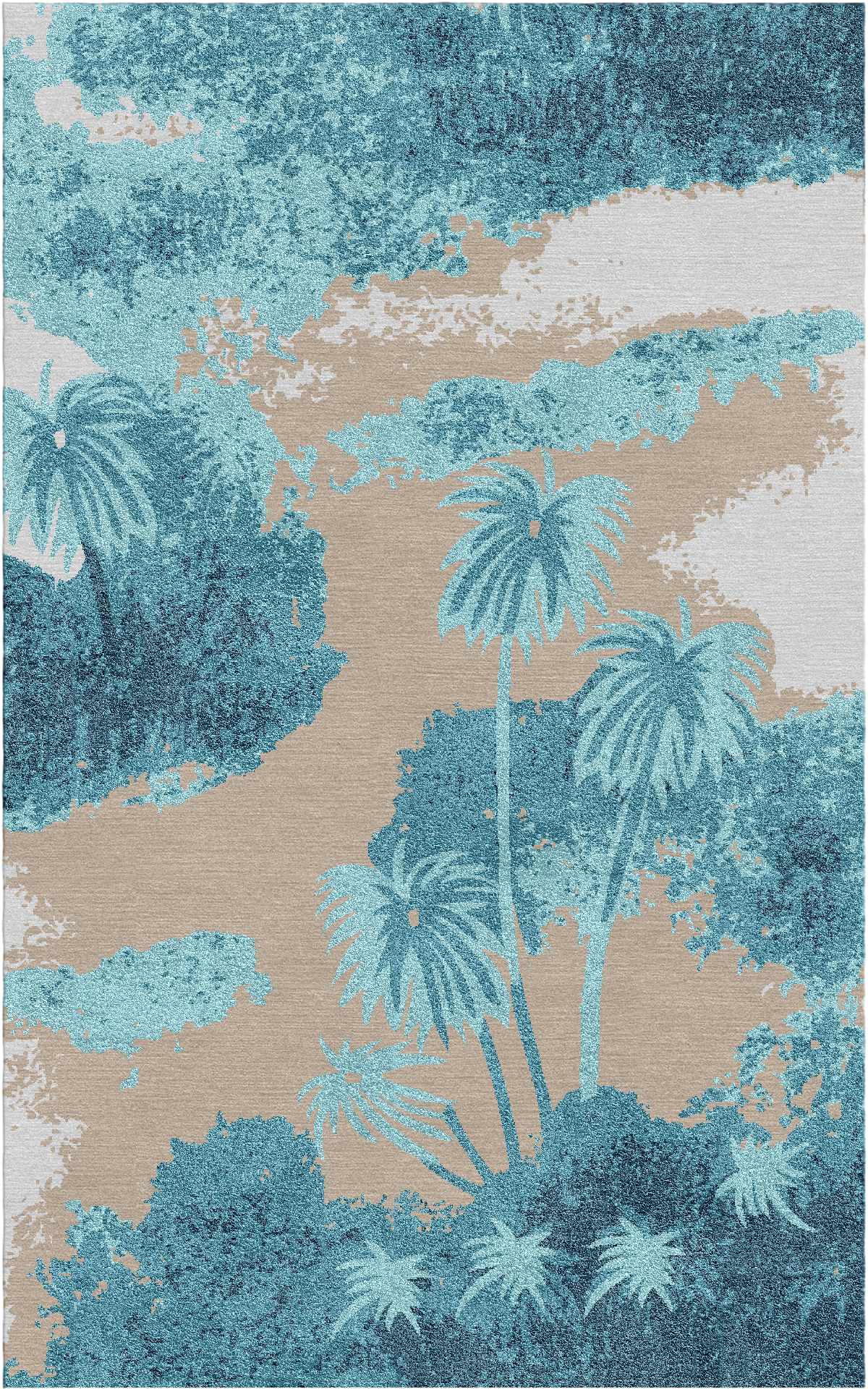 Natural Blossoms, Hand Knotted Rugs