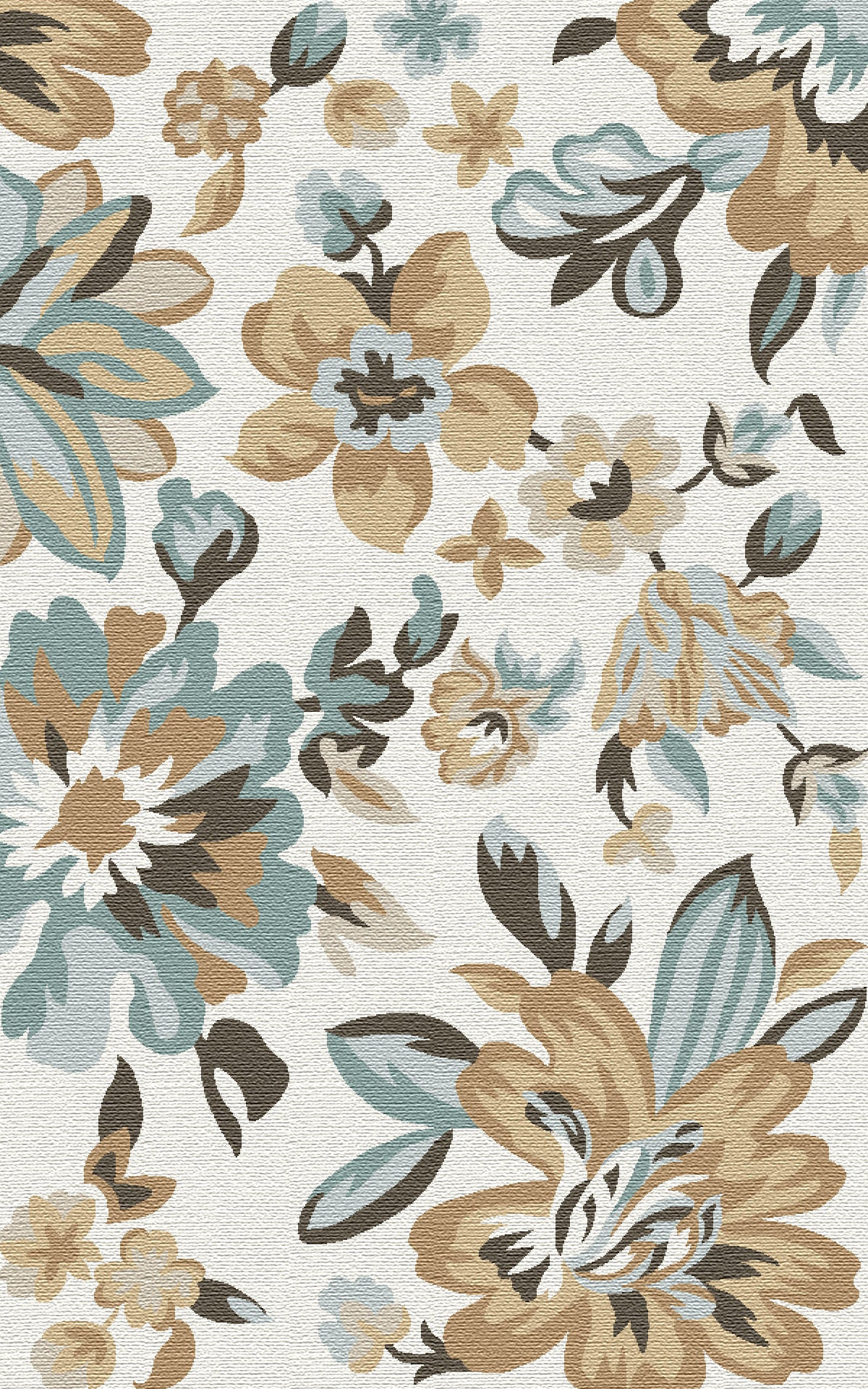 Natural Blossoms, Hand Tufted Rugs