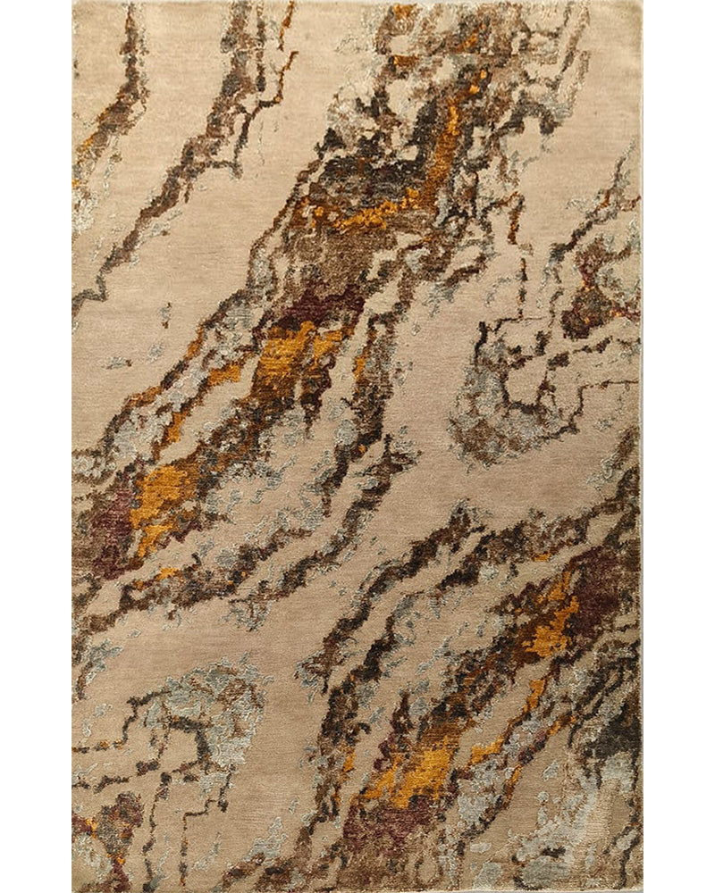 Caldera Hand Knotted Wool, Tencil Rug