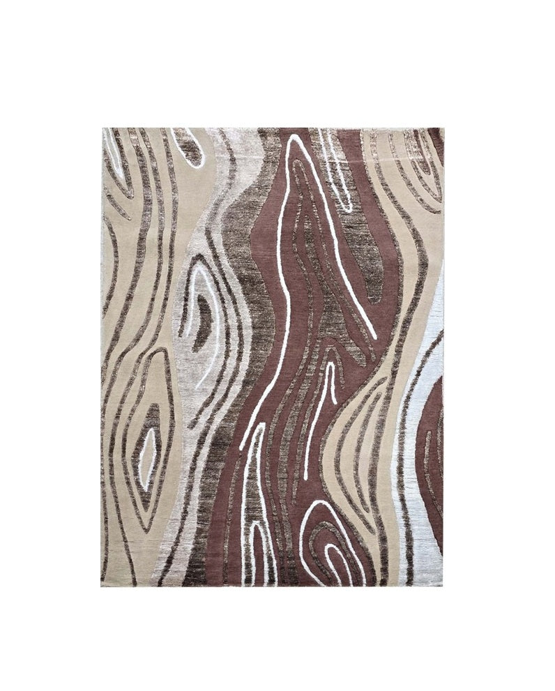 Hand Knotted Wool, Bamboo Silk 12