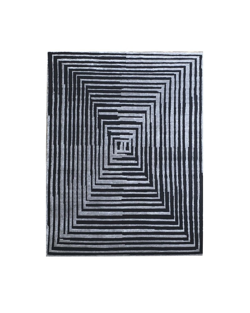 Hand Knotted Wool, Bamboo Silk 20