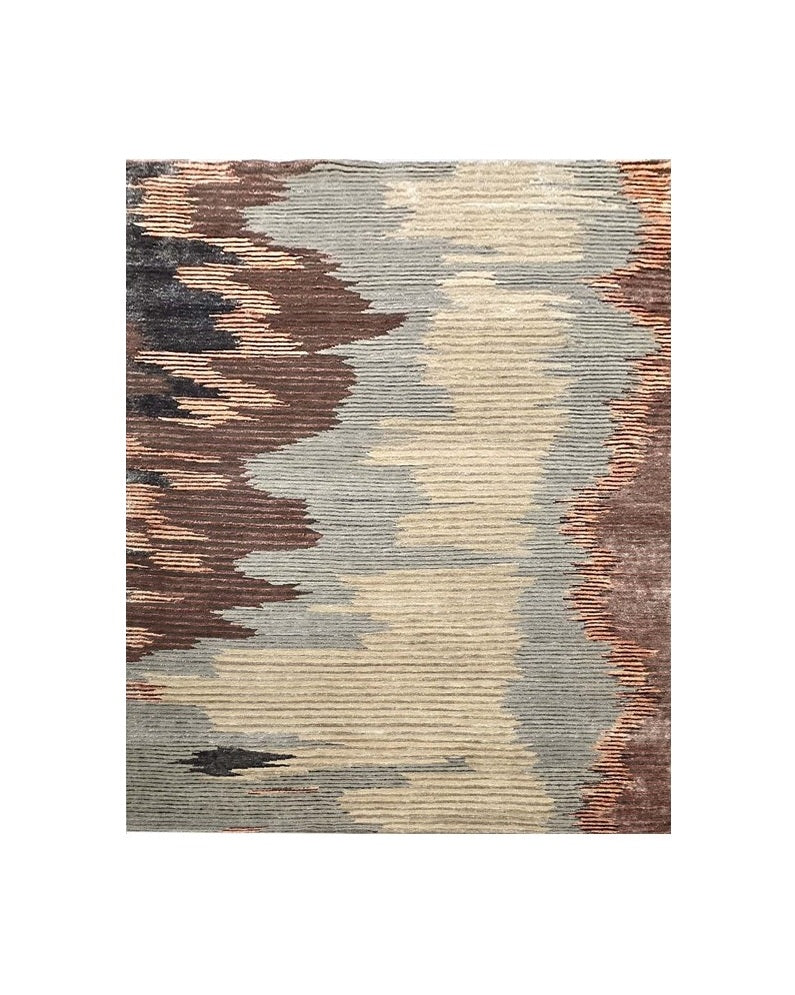 Hand Knotted Wool, Bamboo Silk 24