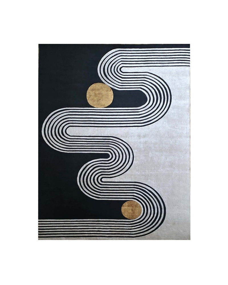 Hand Knotted Wool, Tencel 37