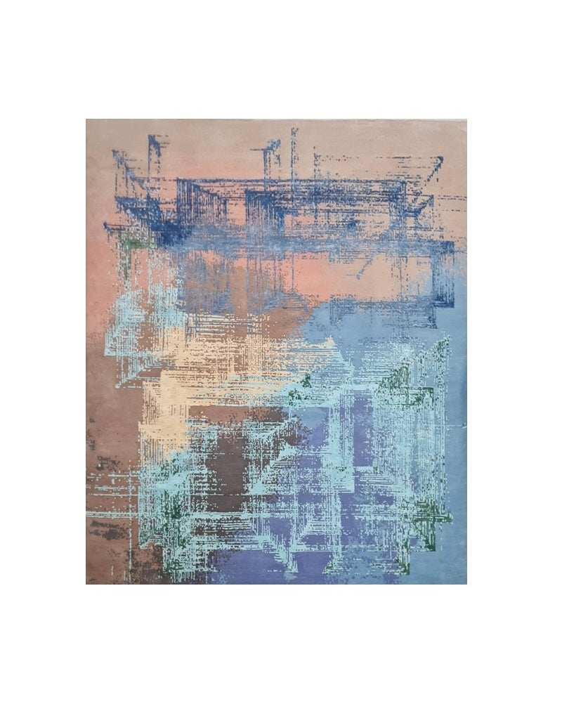 Hand Knotted Wool, Tencel 49
