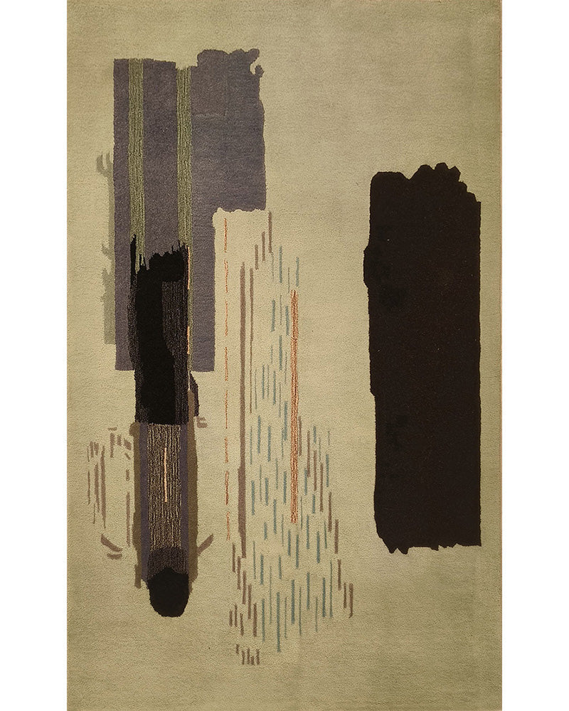 Grus Phantasm Hand Tufted Woolen Rug