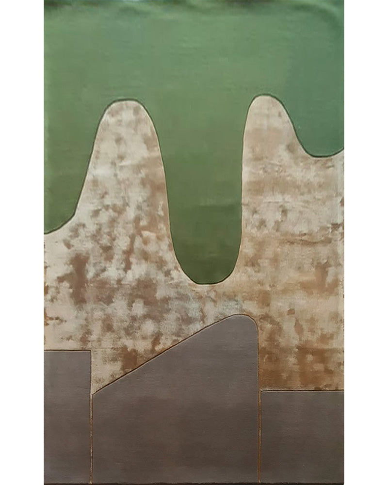 Hand Tufted Wool, Viscose Rug 1