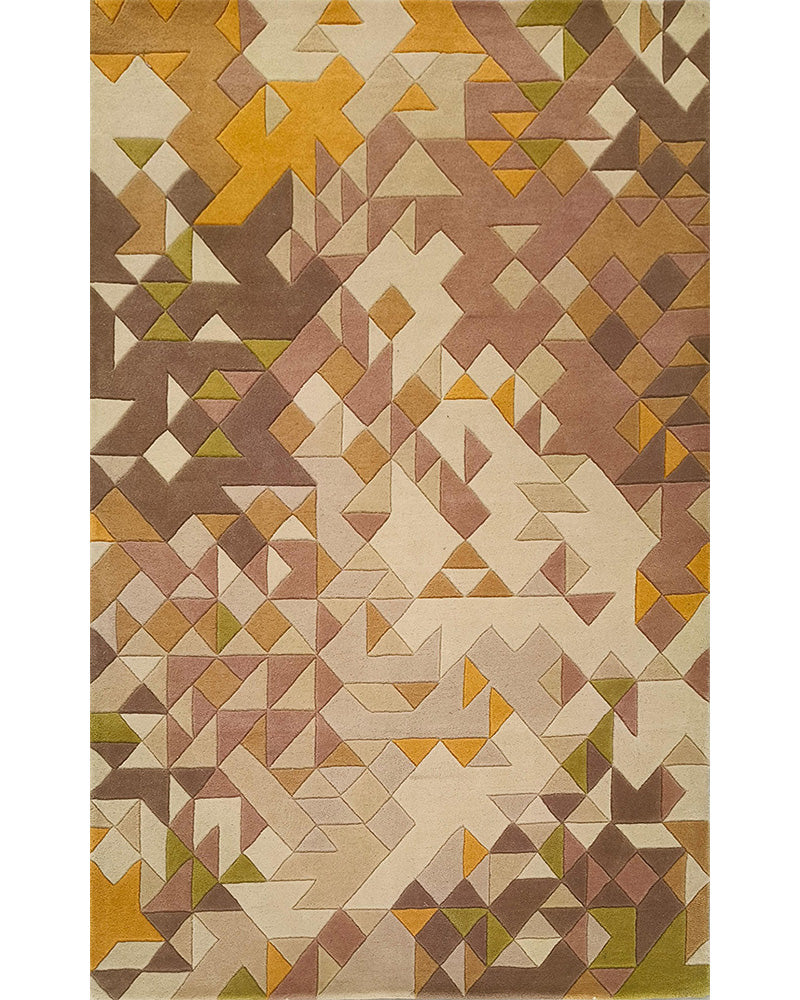 Lunar Luminescence Hand Tufted Woolen Rug