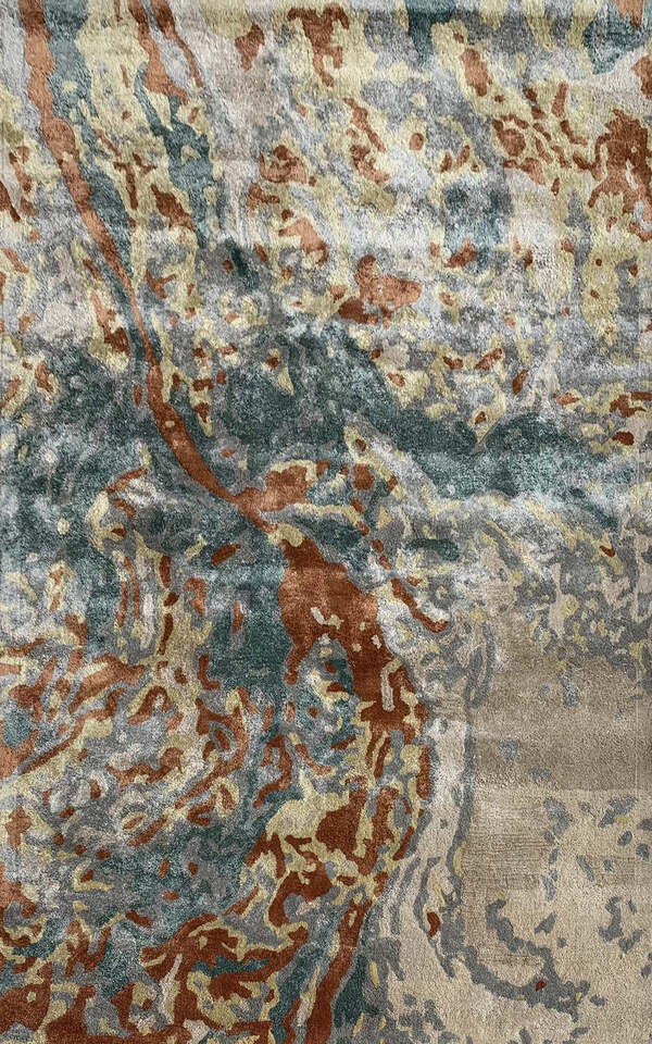 Infinity Inlay Viscose, Woolen Rug