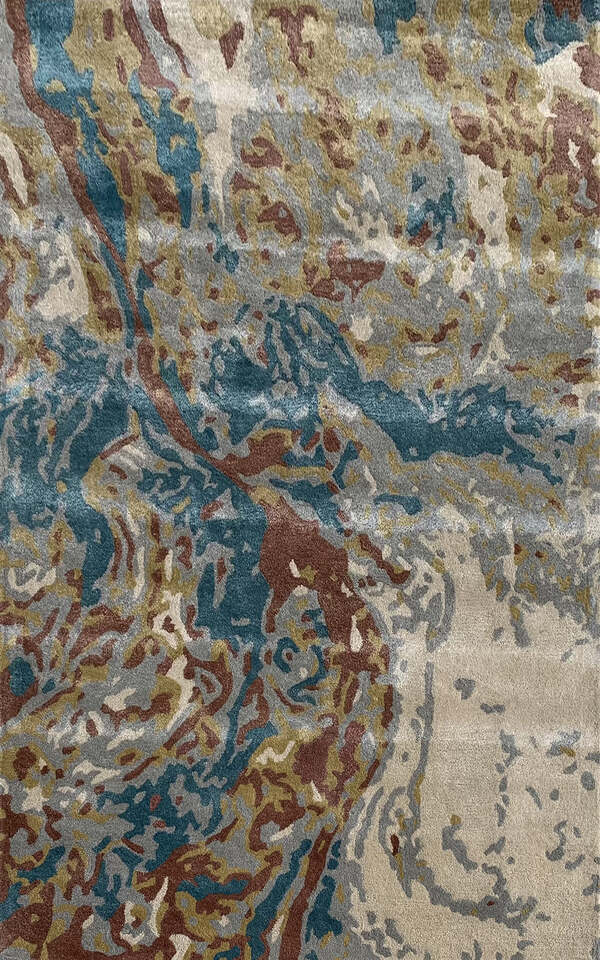 Stellar Stream Viscose, Woolen Rug