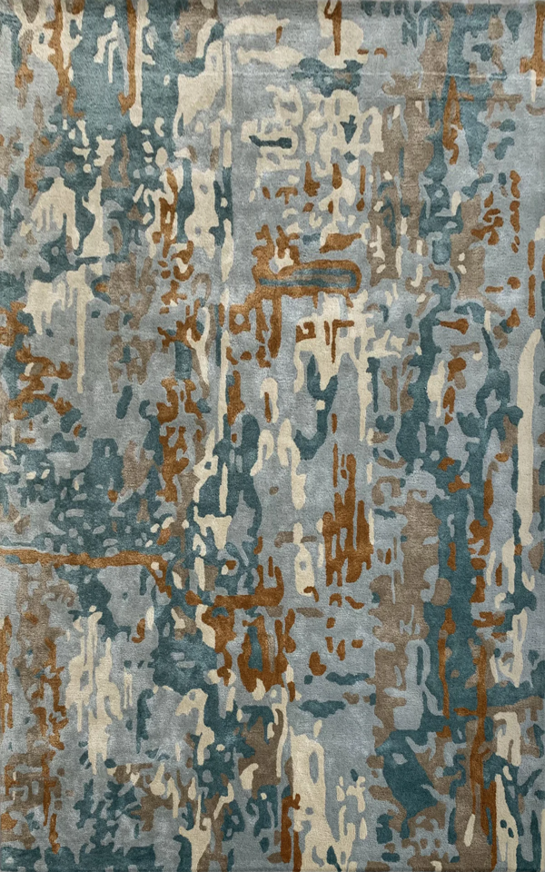 Andromeda Aesthetic Viscose, Woolen Rug
