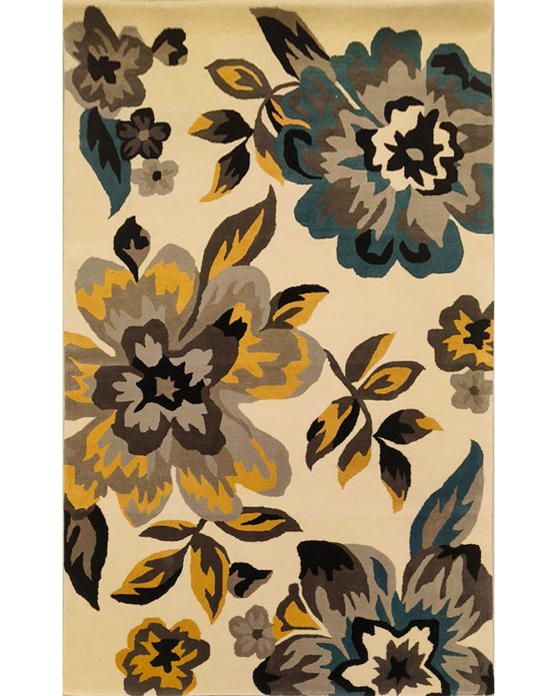 Viola Veil Hand Tufted Woolen Rug