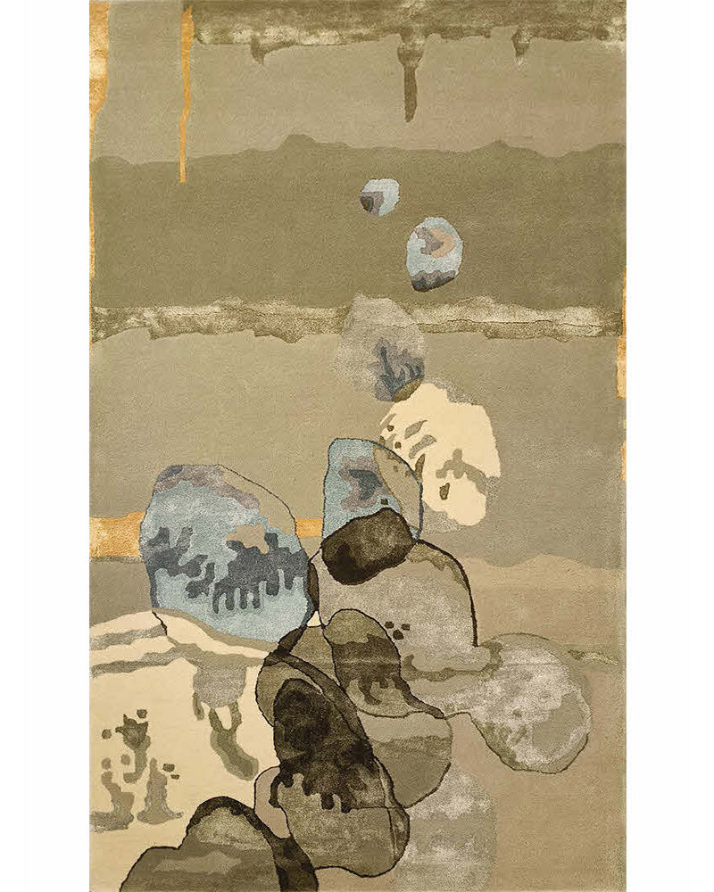 Zeus Hand Tufted Wool, Viscose Rug