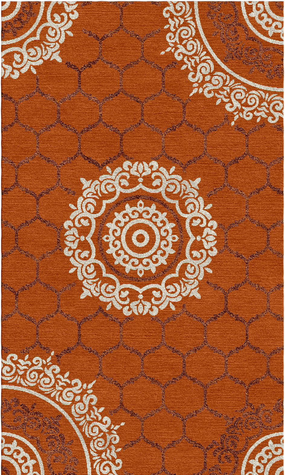 Custom Traditional Design Hand Tufted - UAE