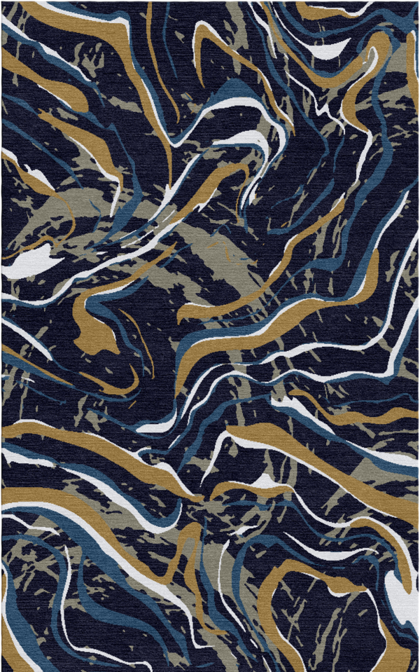 Leo Emboss Woolen Rug