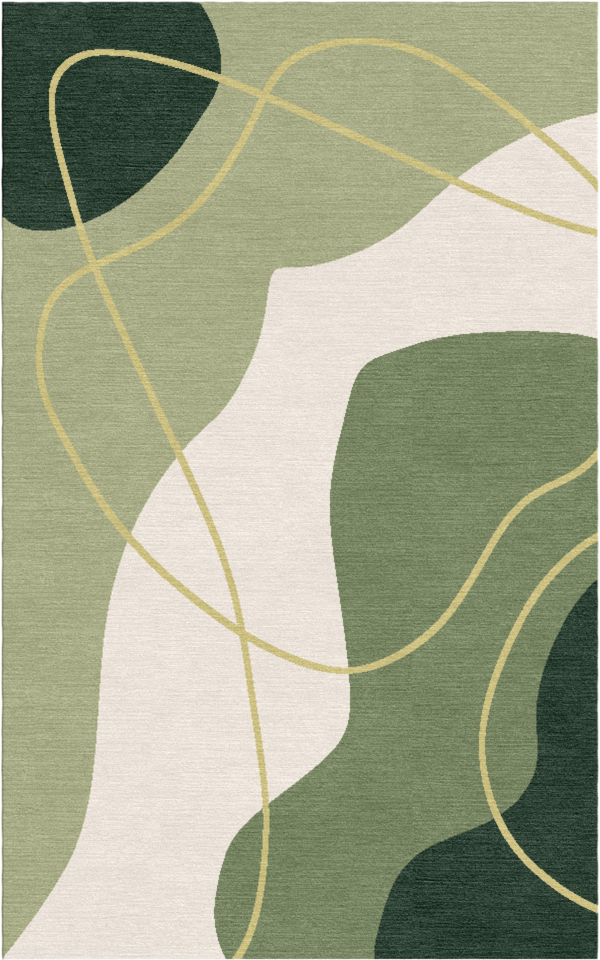 Smuk Viscose, Woolen Rug
