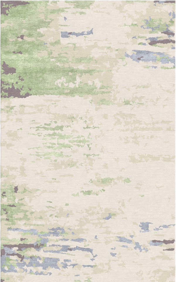 Abyssal Drift Viscose, Woolen Rug