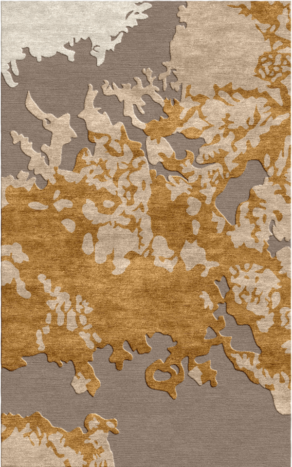 Galactic Glow Woolen Rug