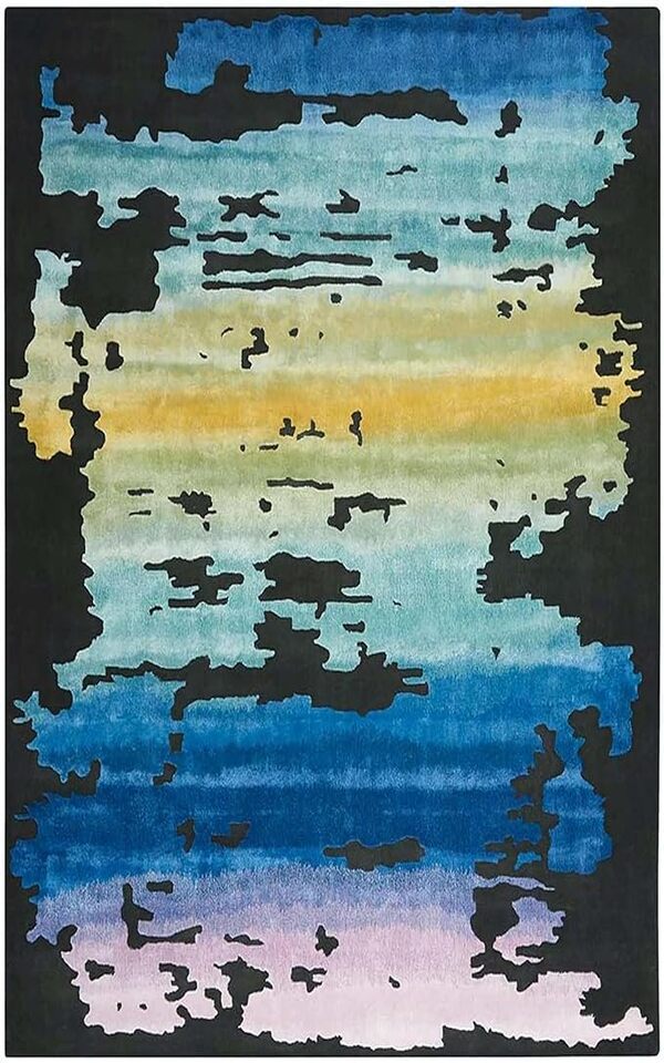Nebulous Nectar Viscose, Woolen Rug