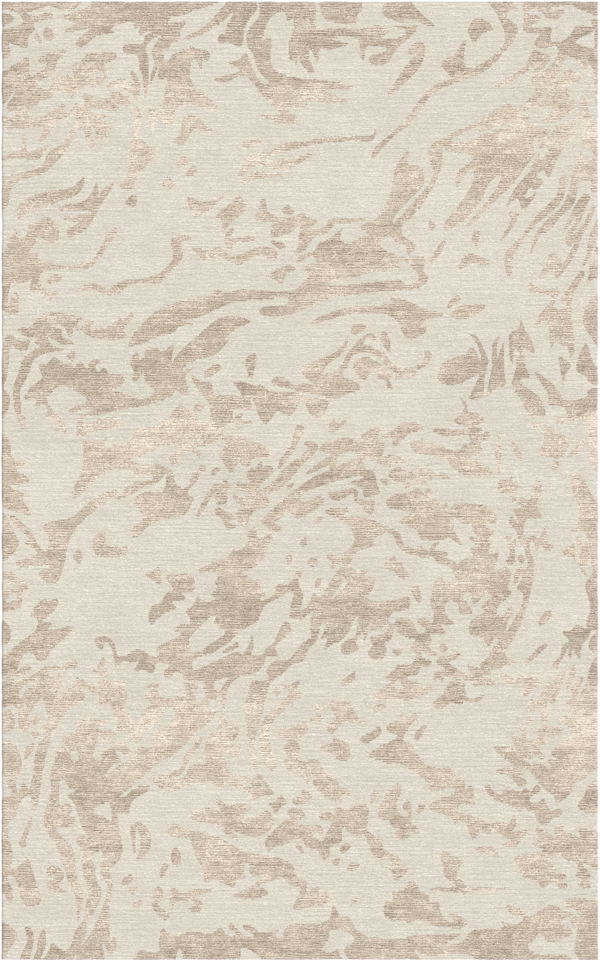 Cosmic Coral Viscose, Woolen Rug