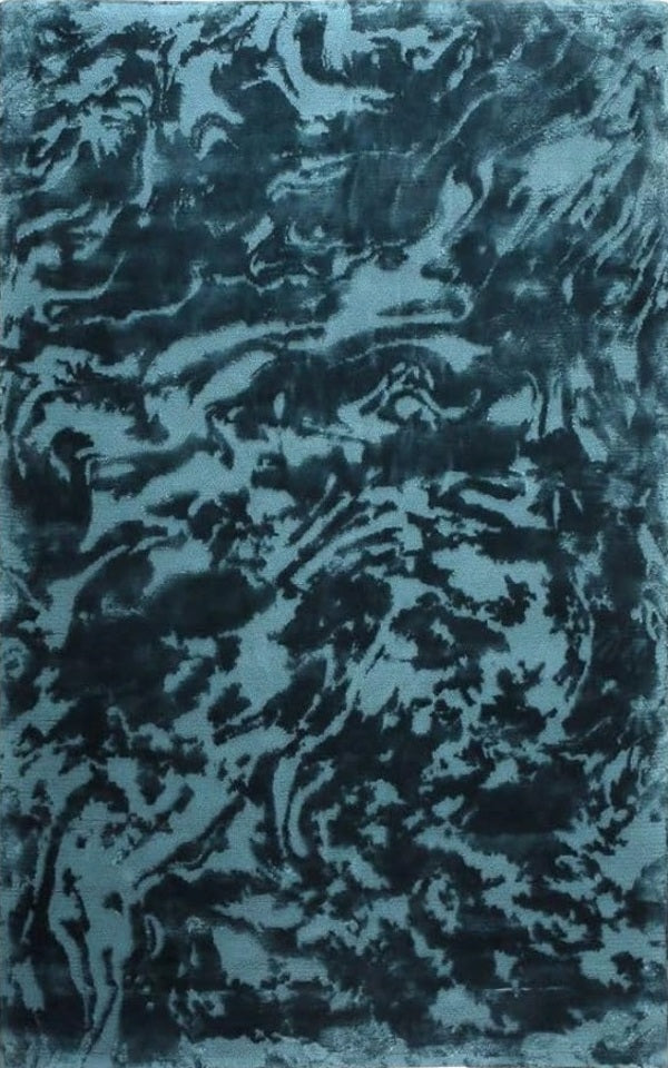 Cosmic Coral Viscose, Woolen Rug