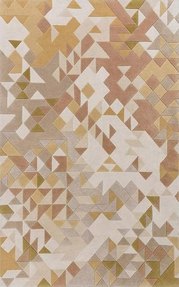 Lunar Luminescence Viscose, Woolen Rug