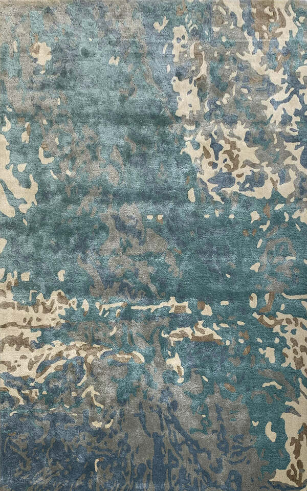 Galactic Granite Viscose, Woolen Rug