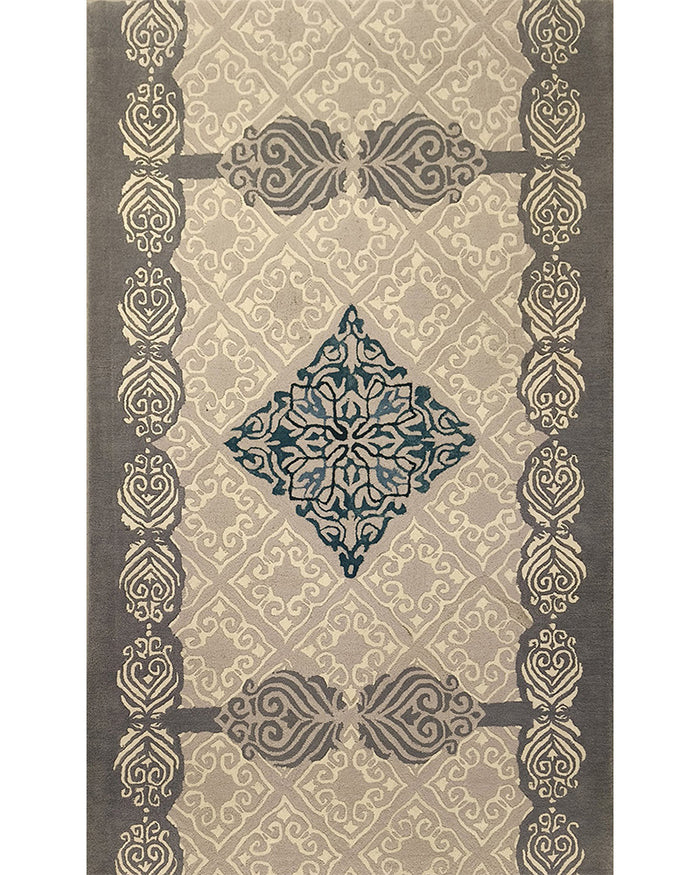Suzani Cordillera Hand Tufted Wool, Viscose Rug